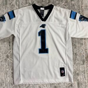 NFL Panthers White Jersey Youth Large